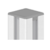 Bouchon standard profilé Aluneed TB gris RAL7004