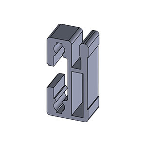 Profilé aluminium d’accrochage bacs R8 15×30 ML TAP81530