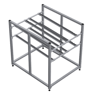 Rack pour stockage gravitaire en kit